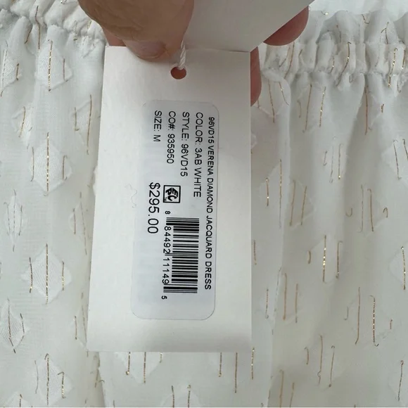 NWT Milly cabana verena diamond jacquard dress - Picture 10 of 13